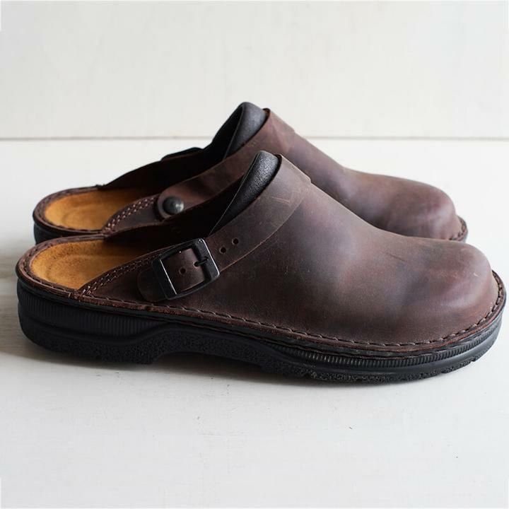 Elegant Lærsandal for Menn - Berken Slippers