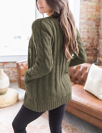 Elin - elegant og koselig strikket cardigan