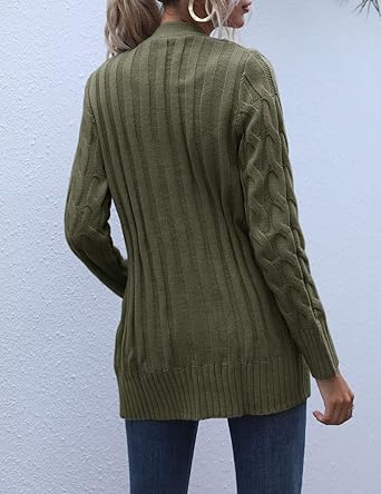 Elin - elegant og koselig strikket cardigan