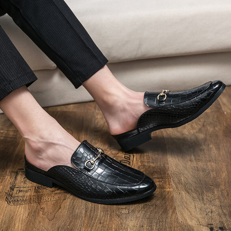 Elegant loafers med åpen rygg