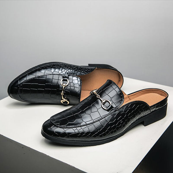 Elegant loafers med åpen rygg