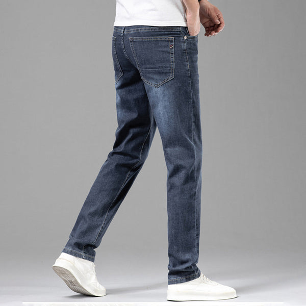 Behagelige rette passform-jeans for menn