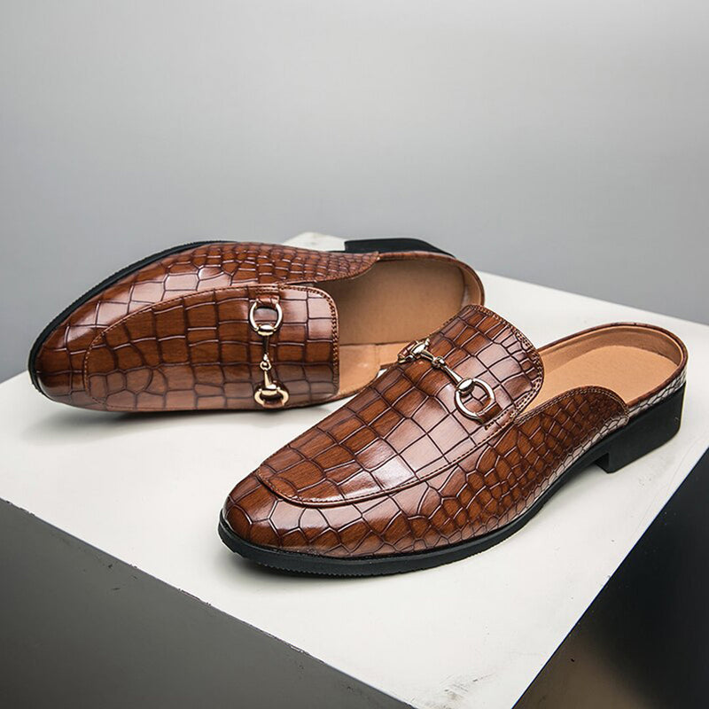 Elegant loafers med åpen rygg