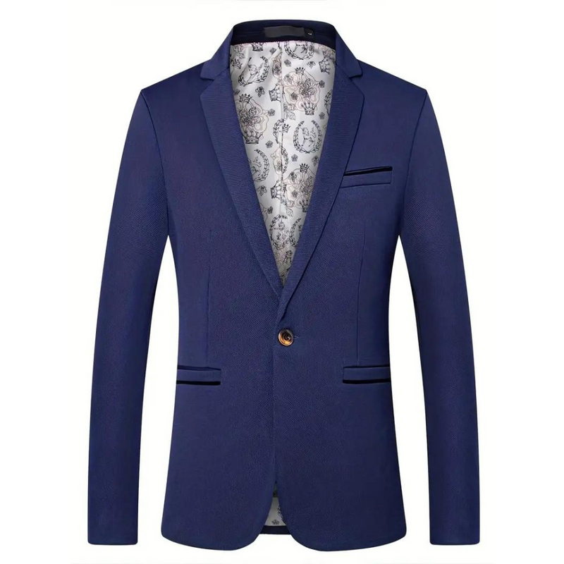 Elegant blazer for menn med slank passform