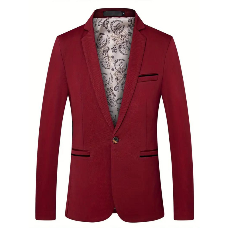 Elegant blazer for menn med slank passform