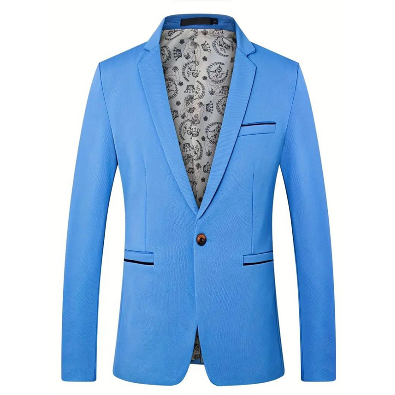 Elegant blazer for menn med slank passform