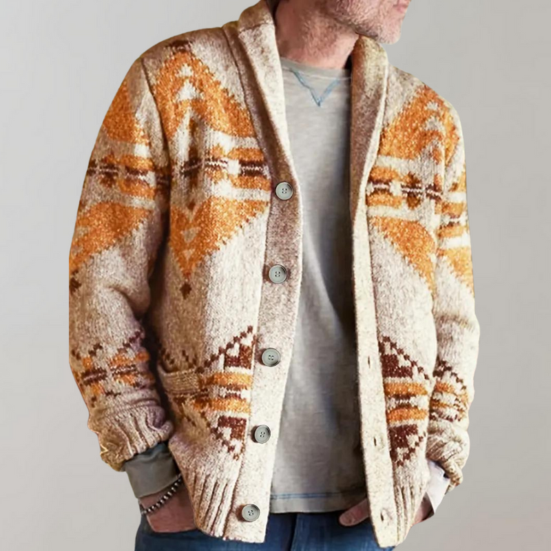 Klassisk og varm cardigan for menn