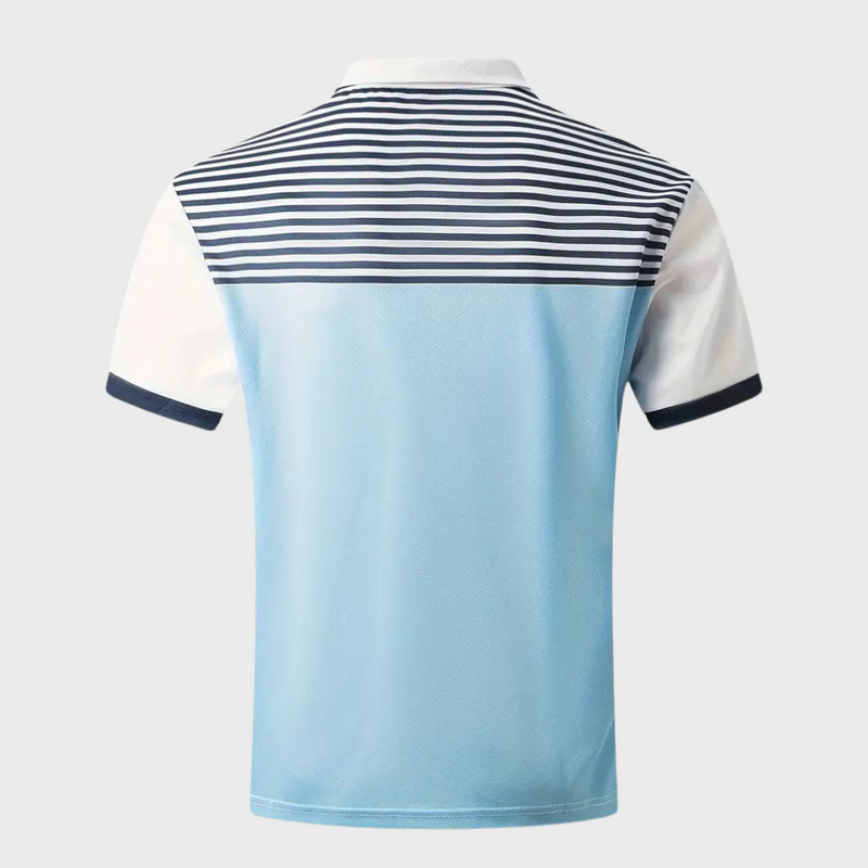 Stilig og komfortabel stripete poloshirt for menn