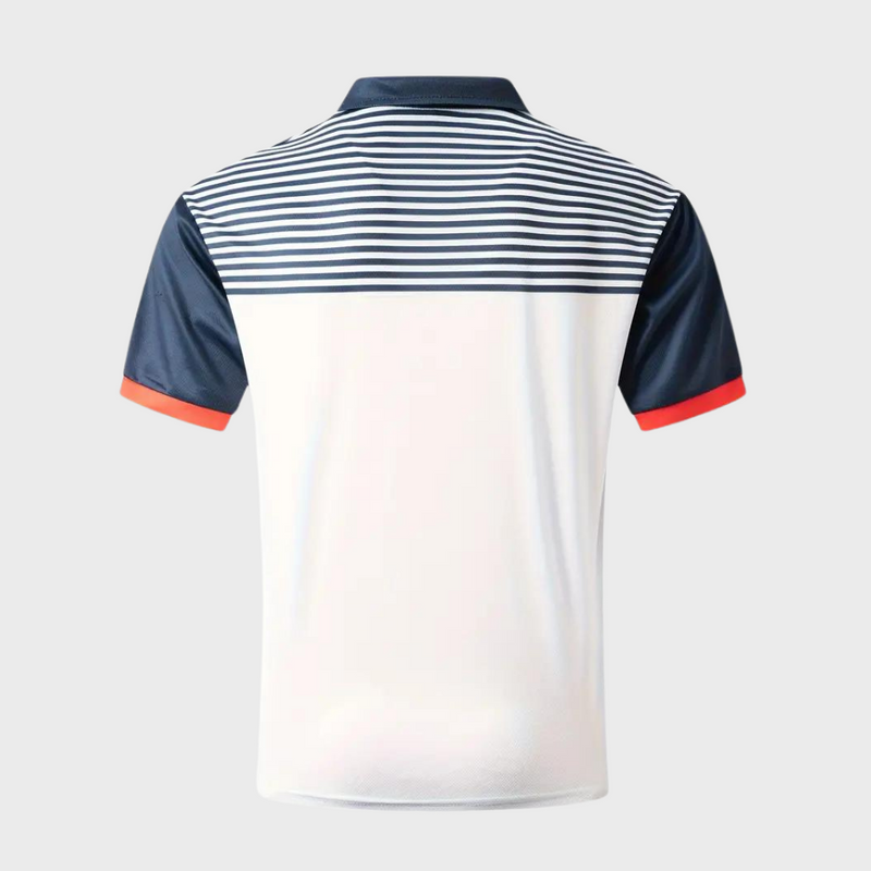 Stilig og komfortabel stripete poloshirt for menn