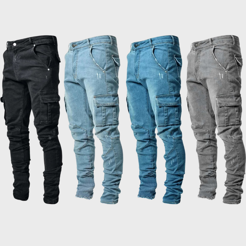 Ultrastrukte, komfortable herrejeans