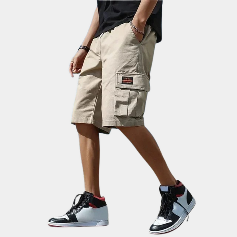 Behagelige og stilige cargo-shorts for menn