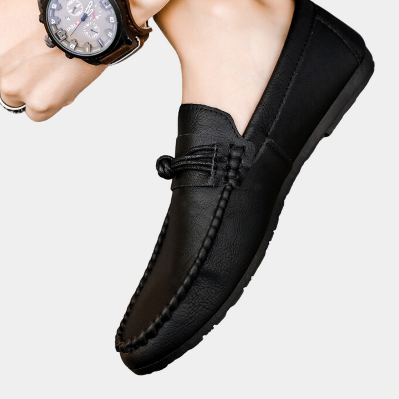 Elegant rundtå loafers for menn