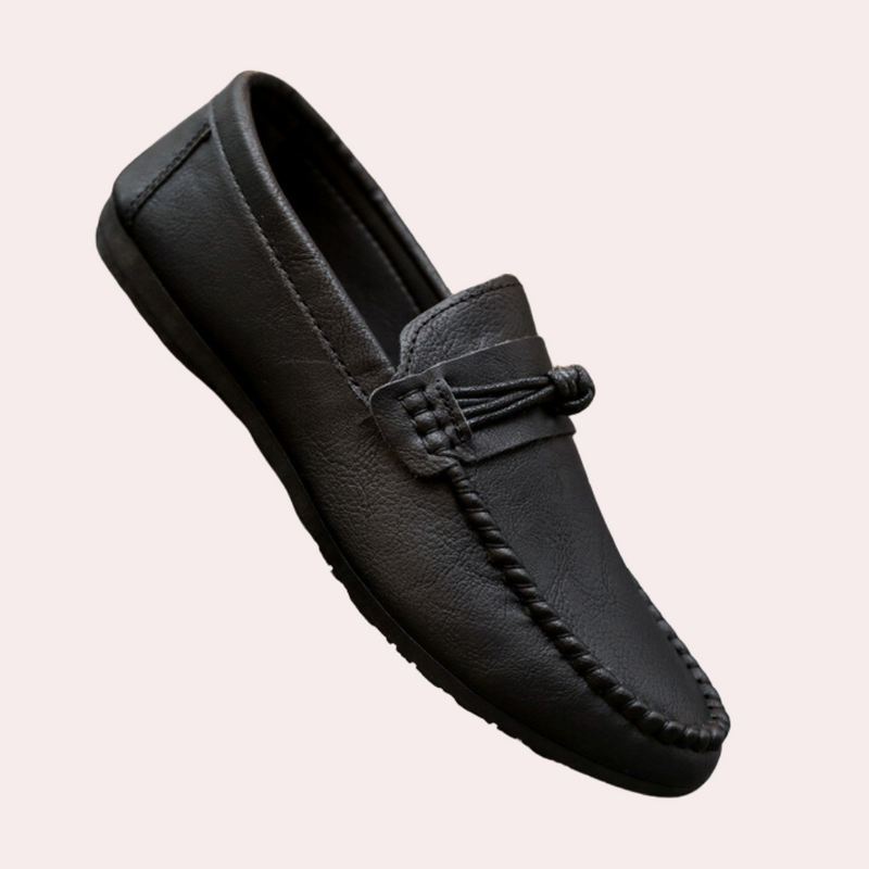 Elegant rundtå loafers for menn