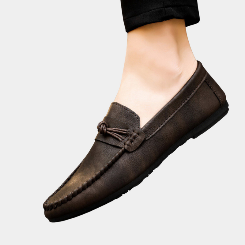 Elegant rundtå loafers for menn