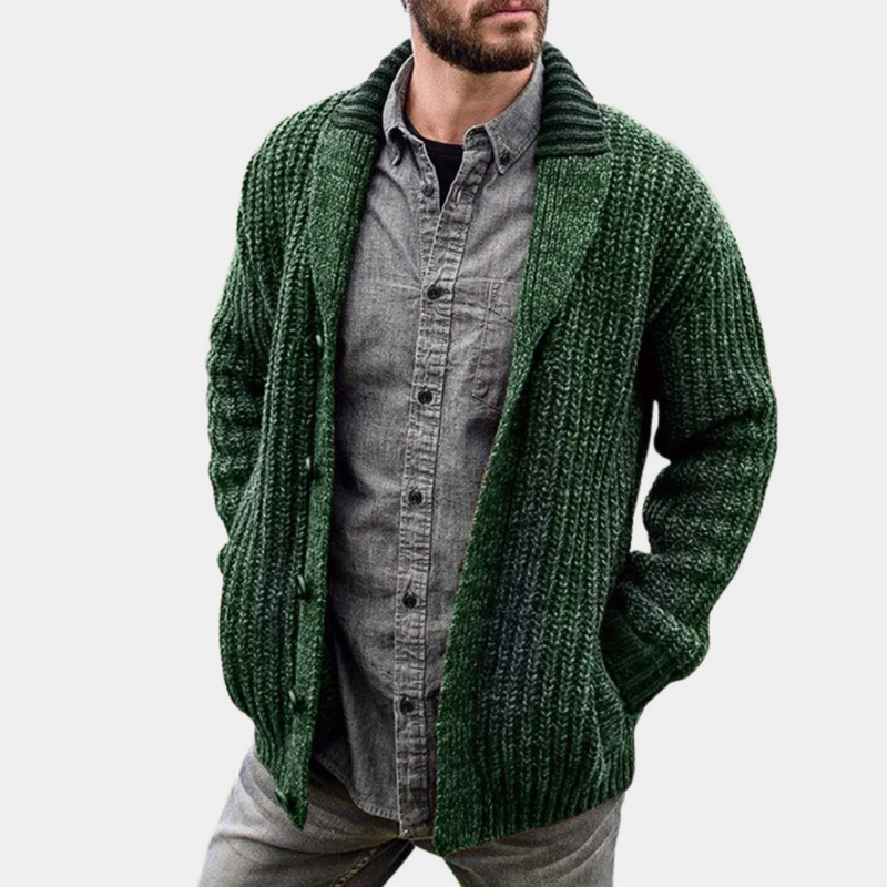 Klassisk og varm cardigan for menn