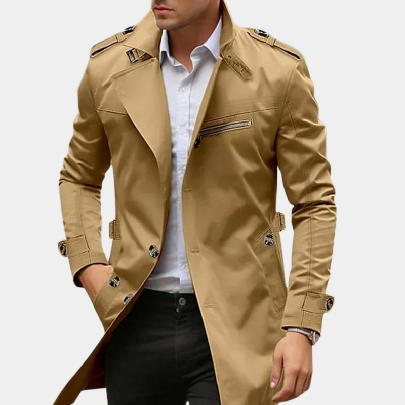 Elegant og komfortabel trenchcoat for menn