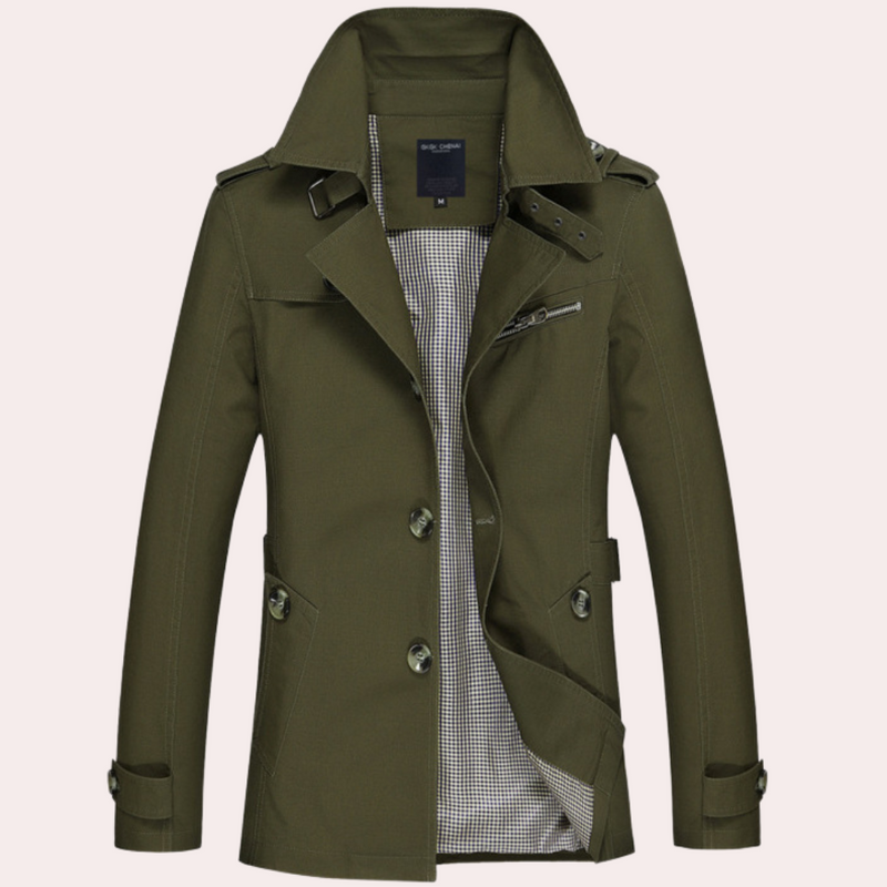 Elegant og komfortabel trenchcoat for menn