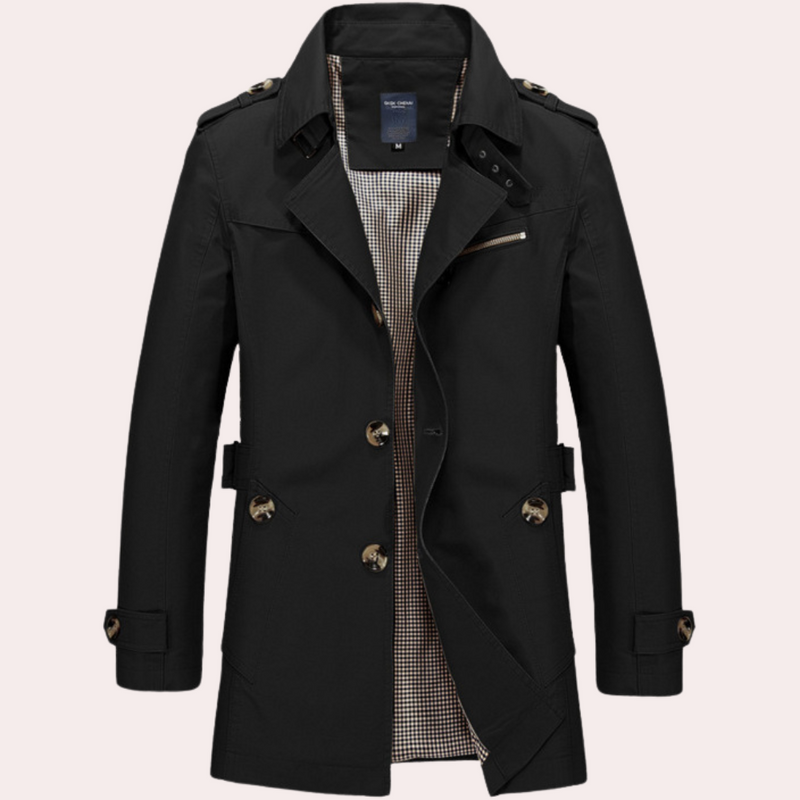 Elegant og komfortabel trenchcoat for menn