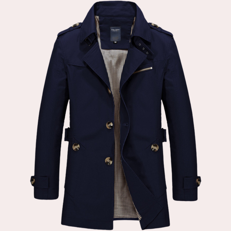 Elegant og komfortabel trenchcoat for menn