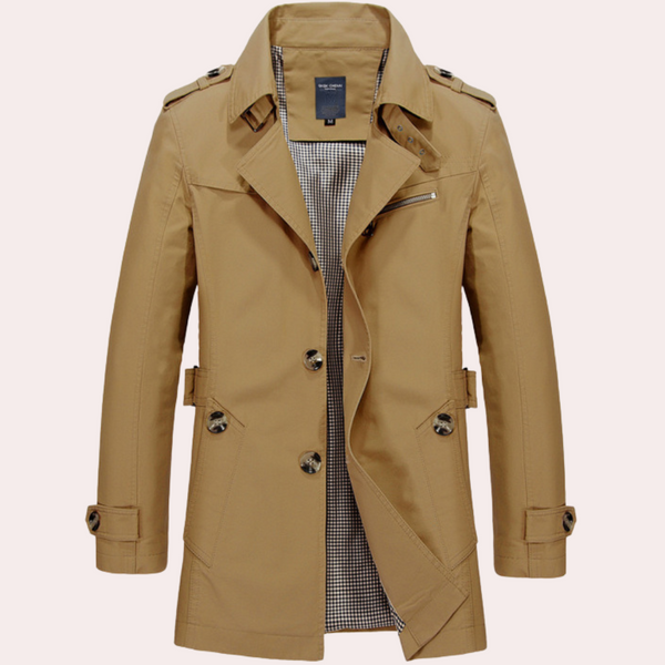 Elegant og komfortabel trenchcoat for menn