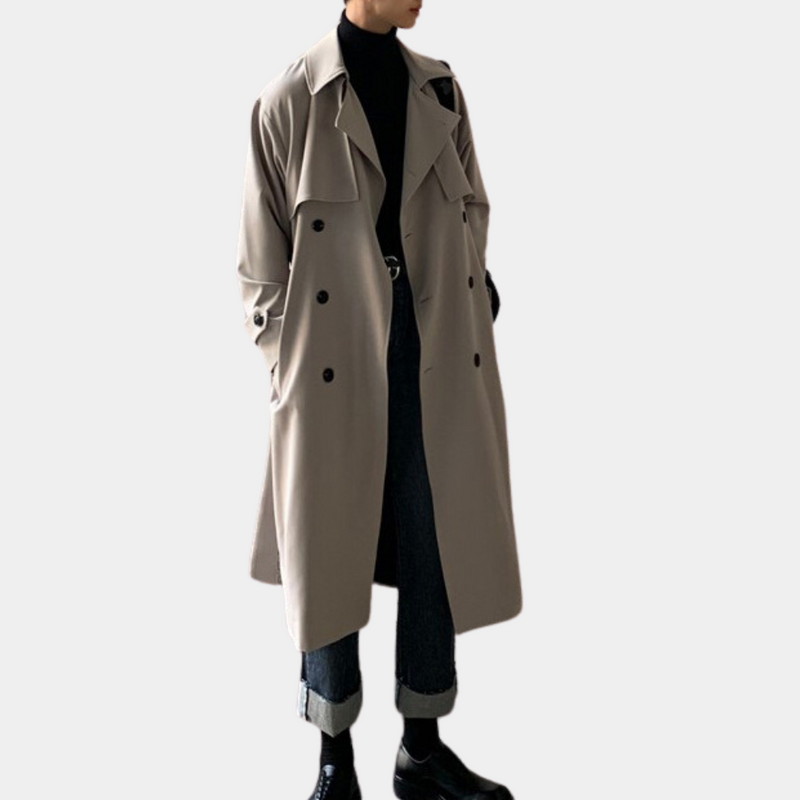 Elegant og komfortabel trenchcoat for menn til hverdags