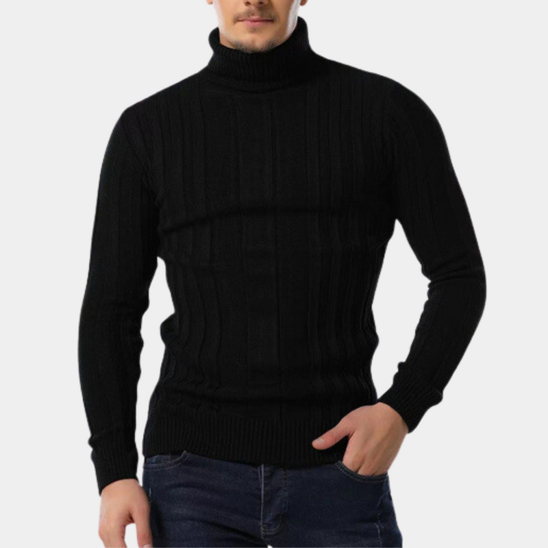 Myk og varm turtleneck-genser for menn