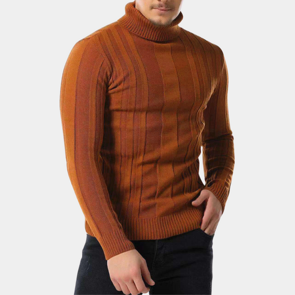 Myk og varm turtleneck-genser for menn