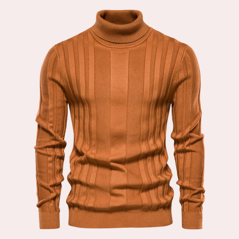 Myk og varm turtleneck-genser for menn