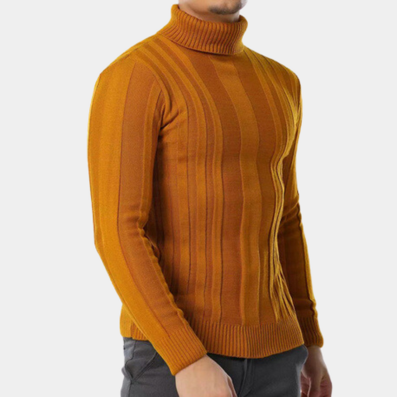 Myk og varm turtleneck-genser for menn