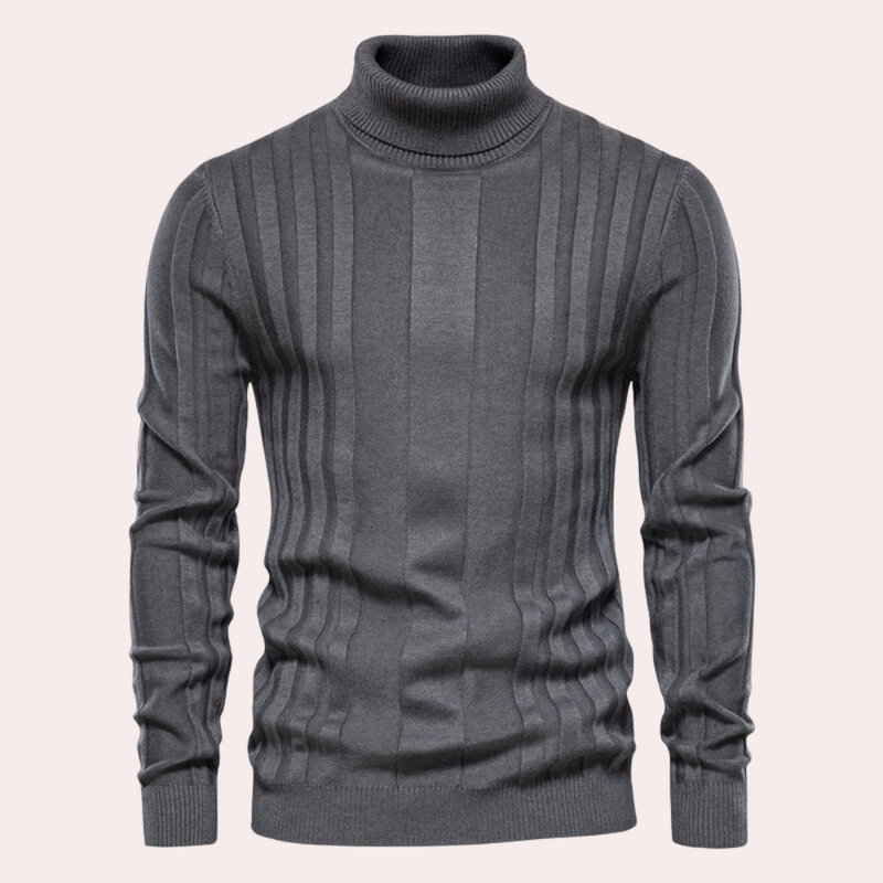 Myk og varm turtleneck-genser for menn