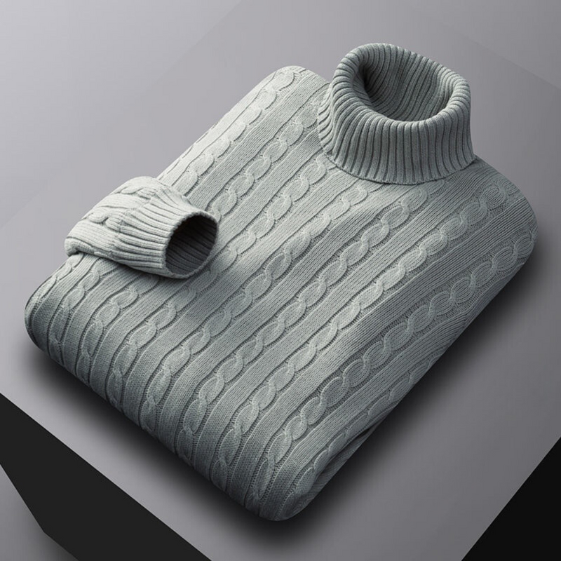 Myk og stilig turtleneck-genser for menn