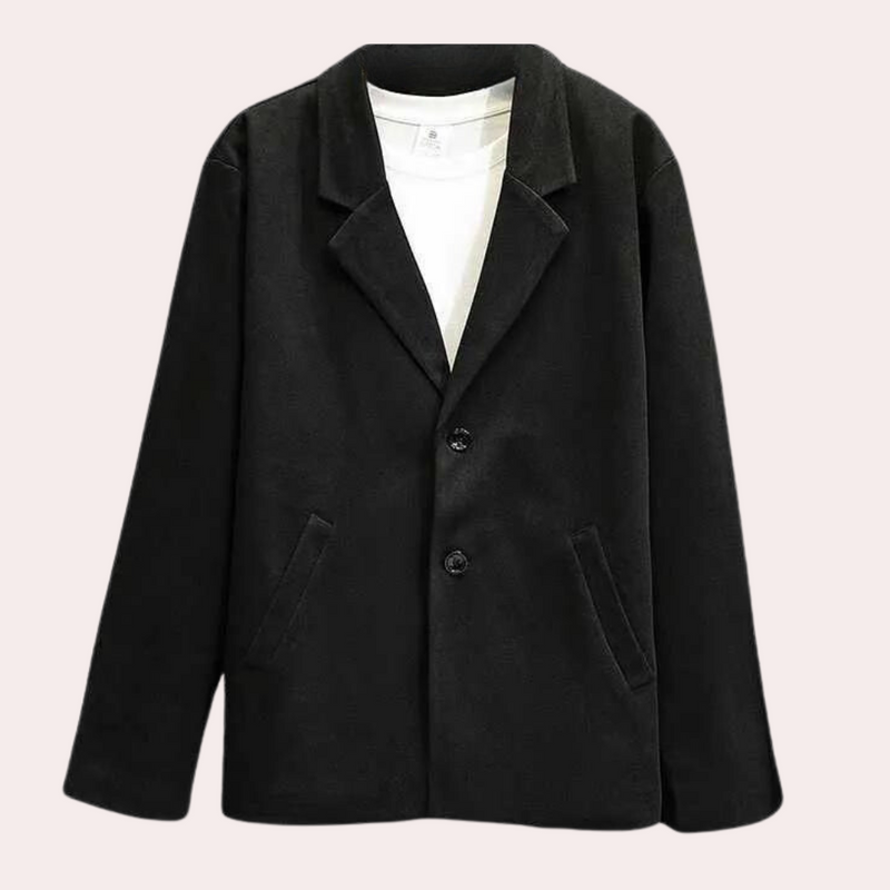 Elegant og komfortabel blazer med løs passform for menn