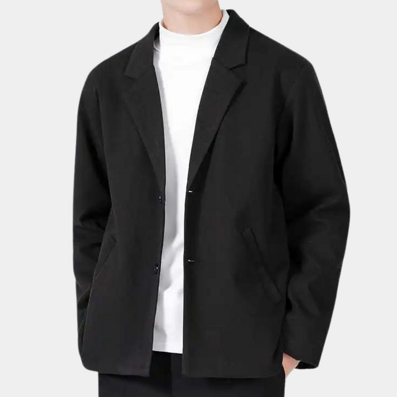 Elegant og komfortabel blazer med løs passform for menn