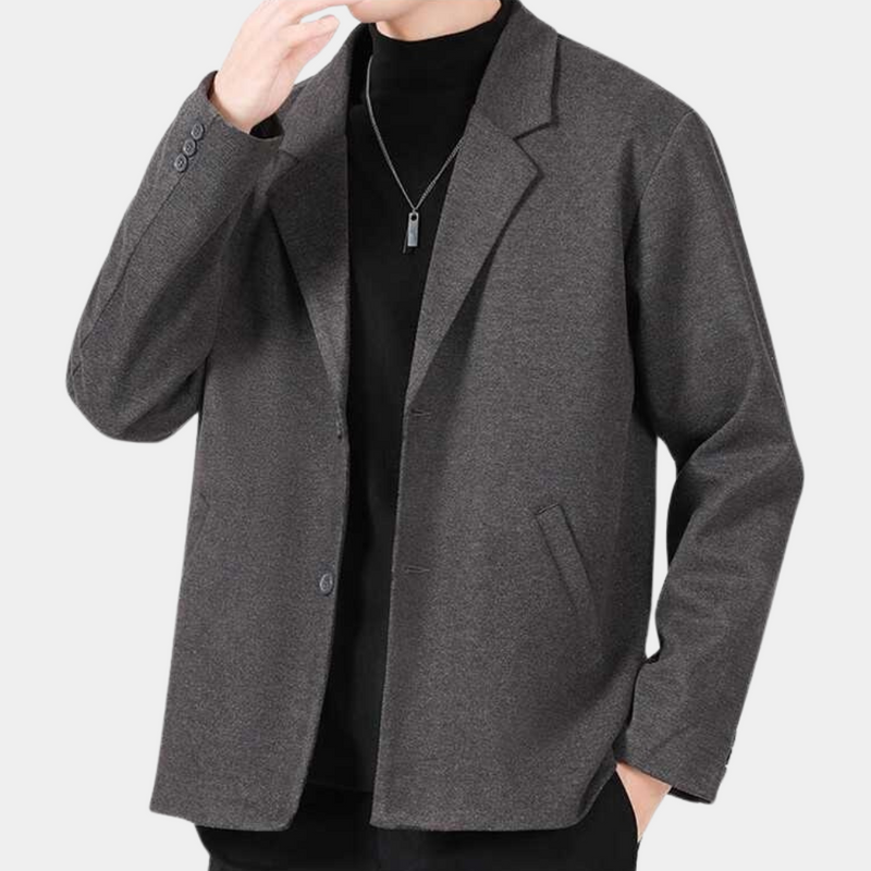 Elegant og komfortabel blazer med løs passform for menn