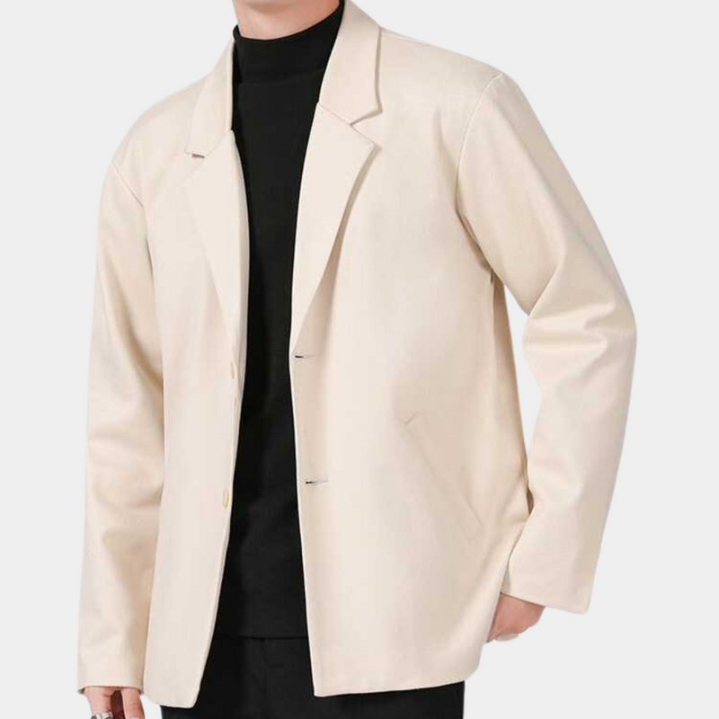 Elegant og komfortabel blazer med løs passform for menn