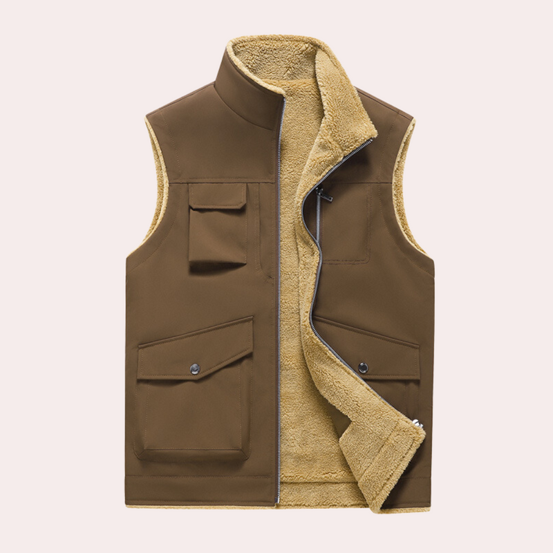 Elegant og myk vest for menn