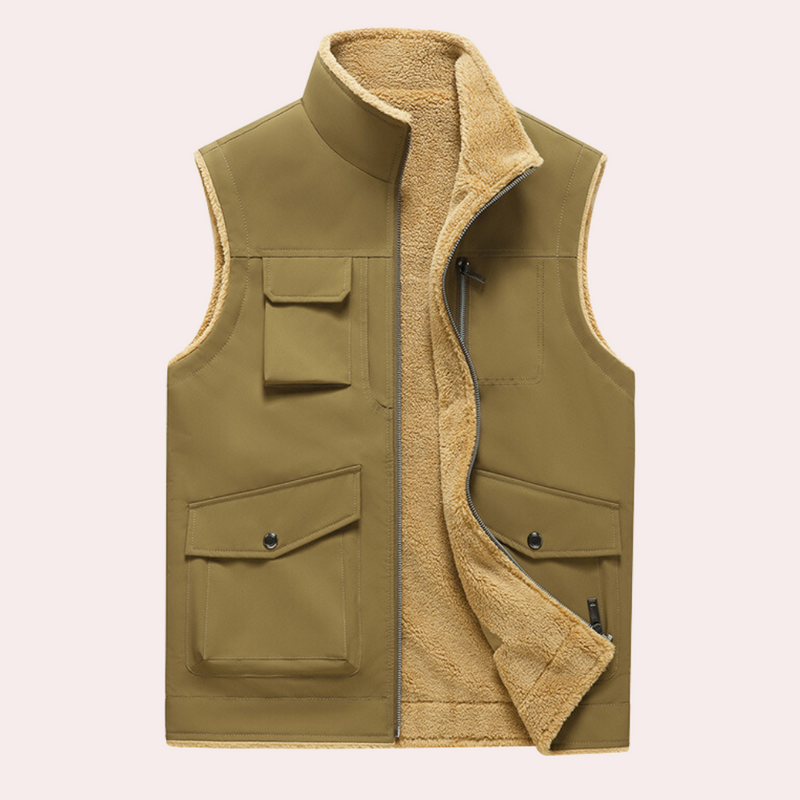 Elegant og myk vest for menn