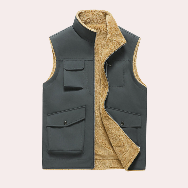 Elegant og myk vest for menn