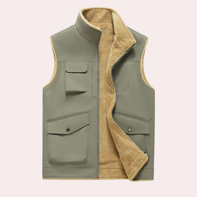 Elegant og myk vest for menn