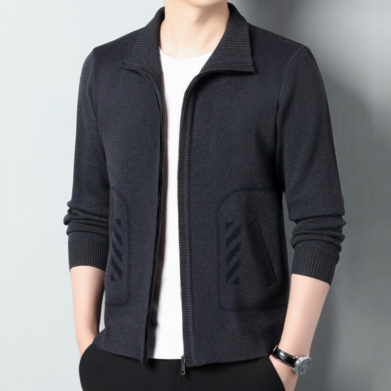 Varm Uformell Cardigan for Menn