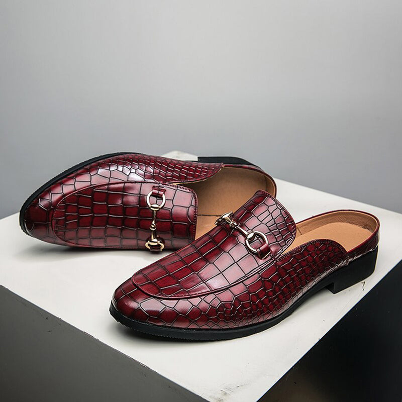 Elegant loafers med åpen rygg